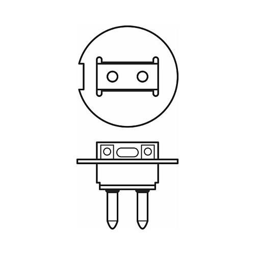 Osram Halogen Niedervoltglhl. 30W 12VPG22 30X1