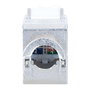 Intellinet 791304 Módulo Keystone RJ-45 Cat6a STP 10GBase-T Blanco, Zinc, Contactos Bañados en Oro, Frecuencia 500 MHz