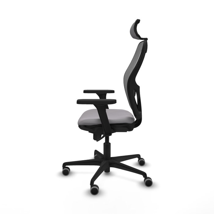 PIQUERAS Y CRESPO Silla de oficina Jorquera Gris con Mecanismo Sincro