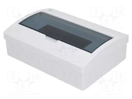 ELEKTRO-PLAST NASIELSK Carcasa ELEGANT para aparatos modulares, 12 módulos, blanca