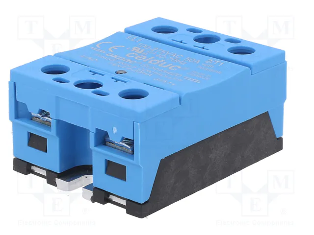 CELDUC Relé de semiconductor SO4 monofásico 50A 100-280VAC CELDUC Relé de semiconductor SO4 monofásico 50A 100-280VAC