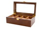 DKD Home Decor Relojero Marron 12 x 8 x 22 cm para 4 relojes