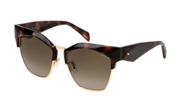 Police SPLN59-5601AY Gafas de sol marrón