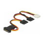 DeLOCK 60171 Cable de alimentación interno SATA 15 pin a 3 x SATA + 1 x Molex 4 pin