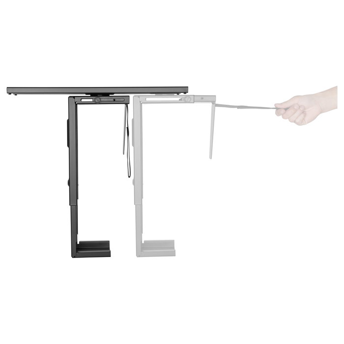 Equip Soporte Giratorio 360° para CPU bajo Mesa, Acero, Color Negro, Soporta hasta 10 kgs, 650892 Equip Soporte Giratorio 360° para CPU bajo Mesa, Acero, Color Negro, Soporta hasta 10 kgs, 650892