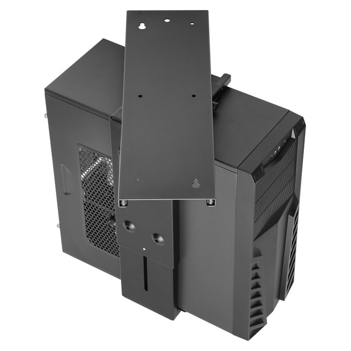 Equip Soporte Giratorio 360° para CPU bajo Mesa, Acero, Color Negro, Soporta hasta 10 kgs, 650892 Equip Soporte Giratorio 360° para CPU bajo Mesa, Acero, Color Negro, Soporta hasta 10 kgs, 650892