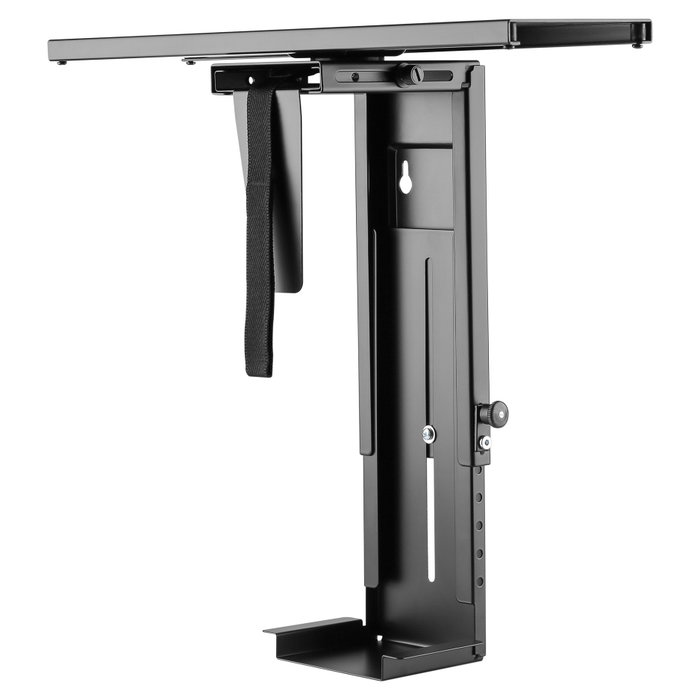 Equip Soporte Giratorio 360° para CPU bajo Mesa, Acero, Color Negro, Soporta hasta 10 kgs, 650892 Equip Soporte Giratorio 360° para CPU bajo Mesa, Acero, Color Negro, Soporta hasta 10 kgs, 650892