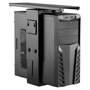 Equip Soporte Giratorio 360° para CPU bajo Mesa, Acero, Color Negro, Soporta hasta 10 kgs, 650892