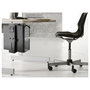 Equip Soporte Giratorio 360° para CPU bajo Mesa, Acero, Color Negro, Soporta hasta 10 kgs, 650892
