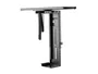 Equip 650892 Soporte para CPU bajo escritorio giratorio 360°, de acero color negro, capacidad máxima 10 kg