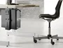 Equip 650892 Soporte para CPU bajo escritorio giratorio 360°, de acero color negro, capacidad máxima 10 kg