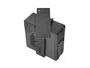 Equip 650892 Soporte para CPU bajo escritorio giratorio 360°, de acero color negro, capacidad máxima 10 kg