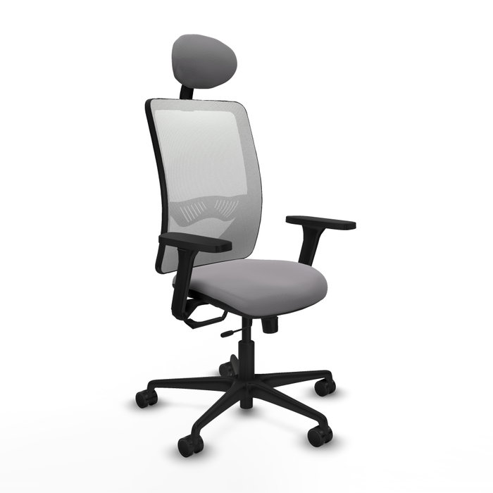 PIQUERAS Y CRESPO Silla de oficina Zulema Gris y Blanco PIQUERAS Y CRESPO Silla de oficina Zulema Gris y Blanco