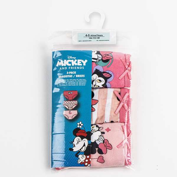 Cerdá Pack braguitas single jersey 3 piezas Minnie T02/03 Talla 2-3 años Multicolor Cerdá Pack braguitas single jersey 3 piezas Minnie T02/03 Talla 2-3 años Multicolor