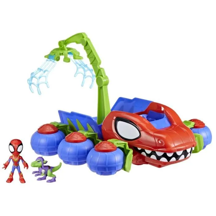 Hasbro Spidey Dino-Webs Crawler con Figuras de Marvel Spidey and His Amazing Friends Hasbro Spidey Dino-Webs Crawler con Figuras de Marvel Spidey and His Amazing Friends