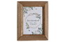 DKD Home Decor Marco de Fotos 13x18 Mango y Cristal Natural