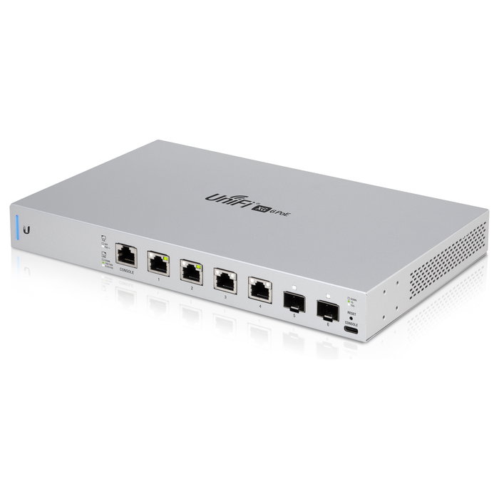 Ubiquiti Networks US-XG-6POE Switch Gestionado UniFi con 4 Puertos RJ-45 10G y 2 SFP+, POE++ (60W por Puerto), Montaje Rack 1U - IEEE 802.3bt, 120 Gbit/s