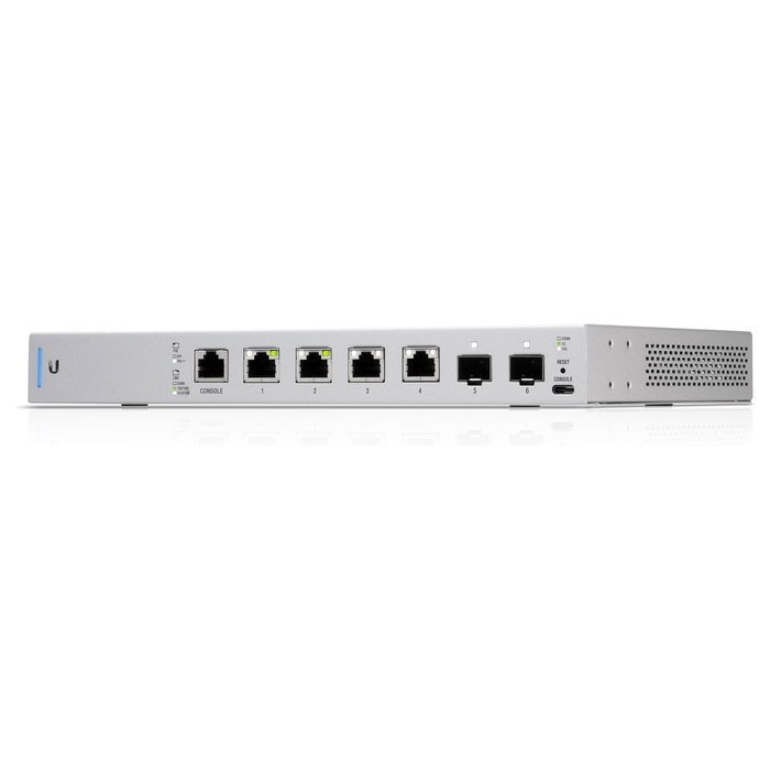 Ubiquiti Networks US-XG-6POE Switch Gestionado UniFi con 4 Puertos RJ-45 10G y 2 SFP+, POE++ (60W por Puerto), Montaje Rack 1U - IEEE 802.3bt, 120 Gbit/s