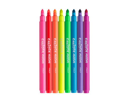 Carioca Estuche de Rotuladores Neón Multicolor 8 Piezas