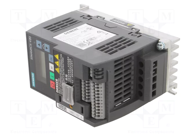 SIEMENS SINAMICS V20 6SL3210-5BB12-5BV1 Inversor Monofásico SIEMENS SINAMICS V20 6SL3210-5BB12-5BV1 Inversor Monofásico