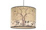 DKD Home Decor Lámpara Techo Oriental Bambú Metal Verde Blanco 55 x 42 x 55 cm