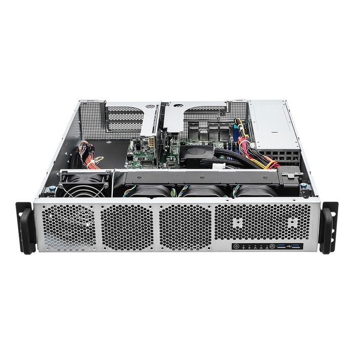 ASRock 2U1G-B650/AQUA Barebone Servidor 2U Rack, Socket AM5, B650, DDR5, 4 DIMM, 2 HDD Hot-Swap, 1200W, Aspeed AST2600, LAN Intel I210