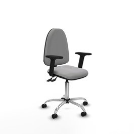 PIQUERAS Y CRESPO Silla de oficina Aýna Gris claro con Brazos 2D