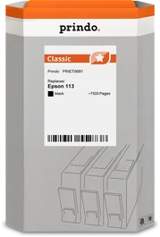Prindo Cartucho de tinta negro PRIET06B1 Classic