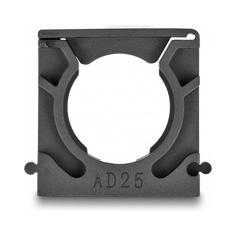 DeLOCK Soporte para funda de cable con clip de bloqueo 25 mm, 4 piezas, negro DeLOCK Soporte para funda de cable con clip de bloqueo 25 mm, 4 piezas, negro