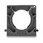 DeLOCK Soporte para funda de cable con clip de bloqueo 25 mm, 4 piezas, negro