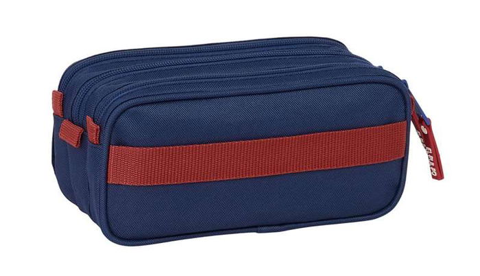 Portatodo Triple El Pulpo Azul marino 21,5 x 10 x 8 cm