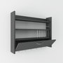 Hanah Home Knott Estantería de Cocina Antracita 85x15x65 cm