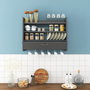 Hanah Home Knott Estantería de Cocina Antracita 85x15x65 cm