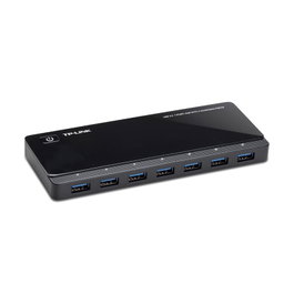 TP-Link UH720 Concentrador USB 3.0 con 7 Puertos de Datos y 2 de Carga Rápida, Negro
