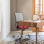 PIQUERAS Y CRESPO Silla de oficina Motilla con mecanismo Sincro, Verde botella y Gris