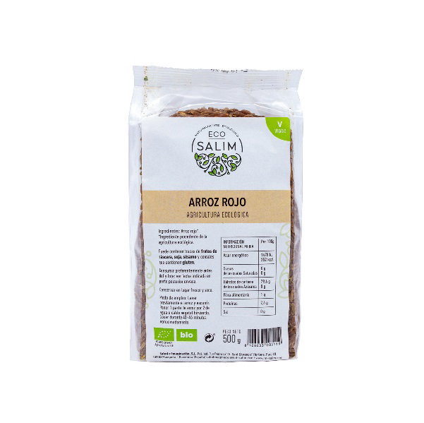 ECO SALIM Arroz Rojo Bio Vegan 500gr ECO SALIM Arroz Rojo Bio Vegan 500gr