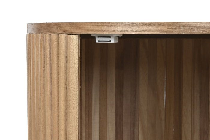 DKD Home Decor Mesita de Noche Balines Natural Paulownia y MDF 43 x 43 x 48 cm DKD Home Decor Mesita de Noche Balines Natural Paulownia y MDF 43 x 43 x 48 cm