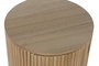 DKD Home Decor Mesita de Noche Balines Natural Paulownia y MDF 43 x 43 x 48 cm