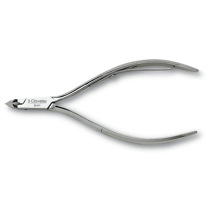 Tres Claveles Alicate Cutícula Machihembrado Acero Carbono Forjado en Caliente 11.5cm Corte 3mm Tres Claveles Alicate Cutícula Machihembrado Acero Carbono Forjado en Caliente 11.5cm Corte 3mm