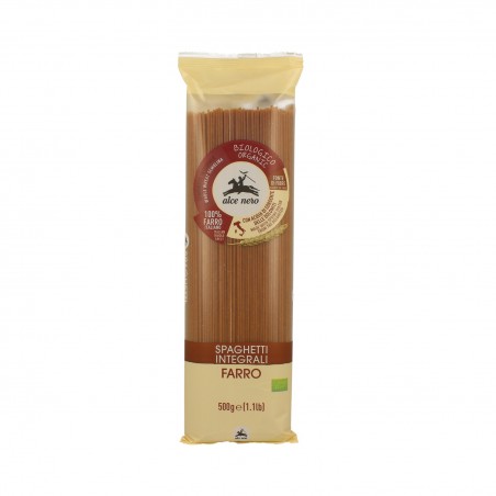 ALCE NERO Espaguetis de Espelta Integral BIO 500 g ALCE NERO Espaguetis de Espelta Integral BIO 500 g