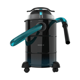 Cecotec Conga Ash 6000 EasyGo Home XL Aspirador de cenizas y pellets 1500W 30L Negro Turquesa