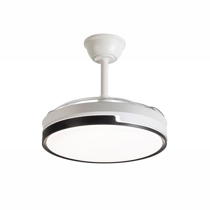 DAEWOO Ventilador de Techo 36 Pulgadas con Aspas Retráctiles, Motor 30W, LED 25W, 3 Temperaturas, Control por App