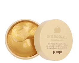 Petitfee Gold & Snail Parches para el ojo Hidratantes y Reafirmantes 60 pzs