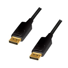 LogiLink Cable DisplayPort DP/M a DP/M 4K/60Hz CCS Negro 3m