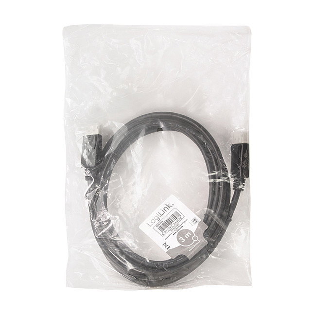 LogiLink Cable DisplayPort a DisplayPort 4K/60Hz 3m Negro