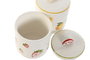 DKD Home Decor Bote de Porcelana Frutas 24 Surtido