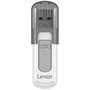 Lexar JumpDrive V100 128 GB USB tipo A 3.2 Gen 1 (3.1 Gen 1) Gris, Blanco