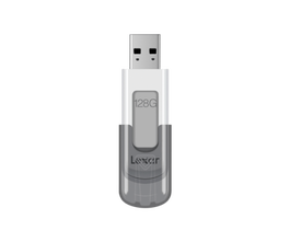 Lexar LJDV100-128ABGY Unidad Flash USB 128 GB USB Tipo A 3.2 Gen 1 Gris Blanco