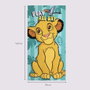 Cerdá Toalla Microfibra Lion King 70x140x1 cm Beige
