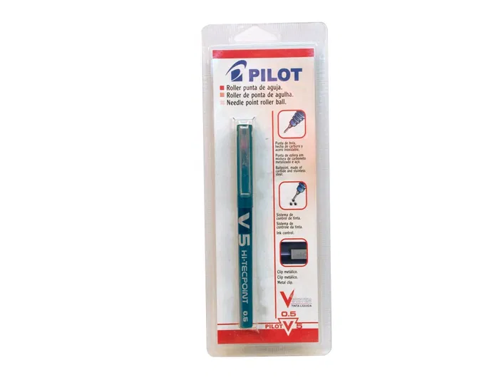 Pilot Rotulador V-5 Punta Aguja Azul Trazo 0,30 mm Blíster 1 Unidad Pilot Rotulador V-5 Punta Aguja Azul Trazo 0,30 mm Blíster 1 Unidad